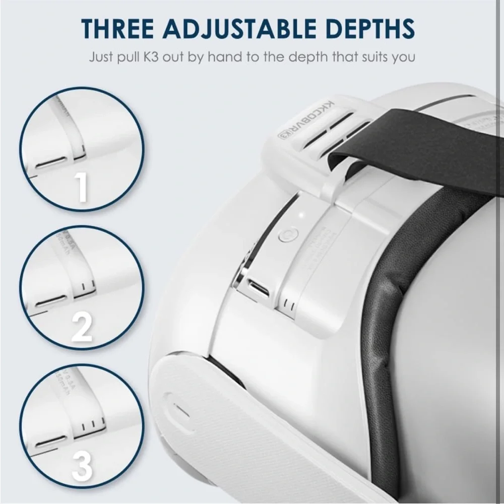 NIB Meta Quest 3 head strap with fan